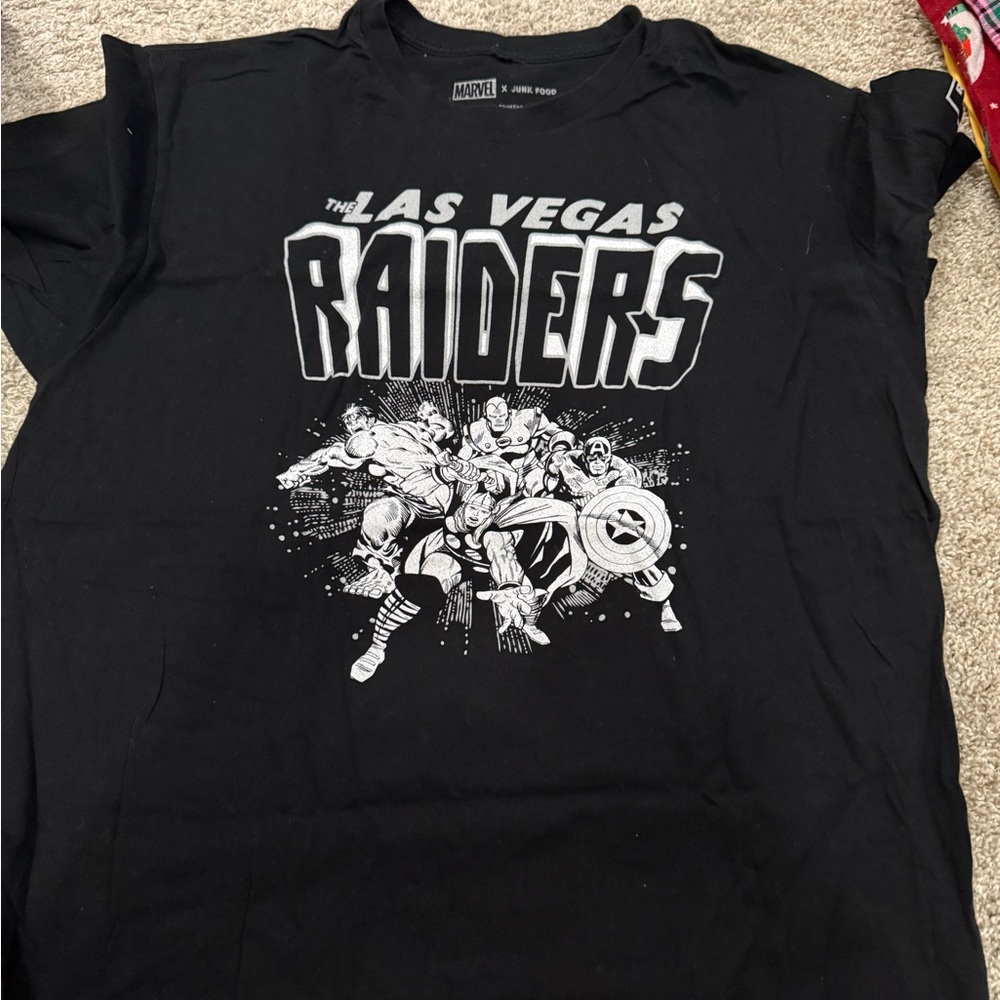 Junk Food Clothing Marvel Black Tee